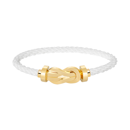 [Elite]CHANCE LARGE 8 FIGURE BUCKLE NO DIAMOND BRACELET GOLD