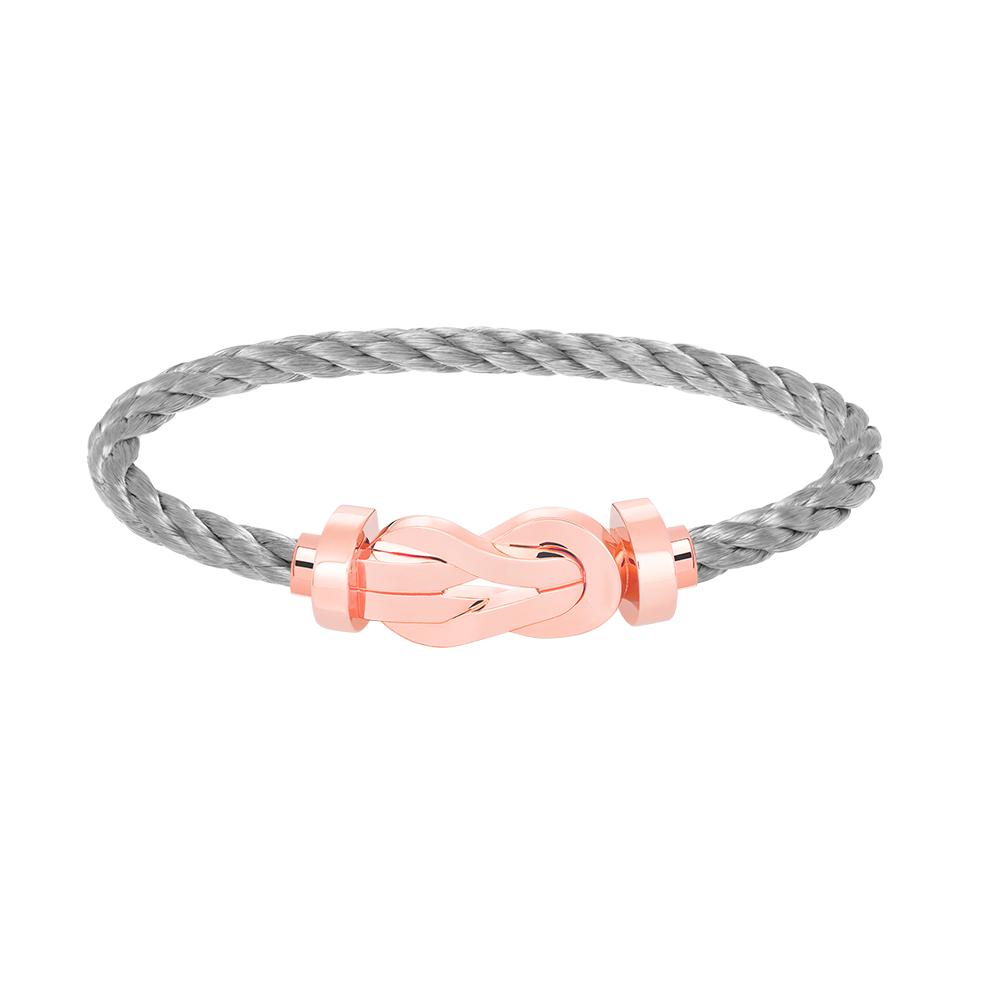 [Elite]CHANCE LARGE 8 FIGURE BUCKLE NO DIAMOND BRACELET ROSE GOLD