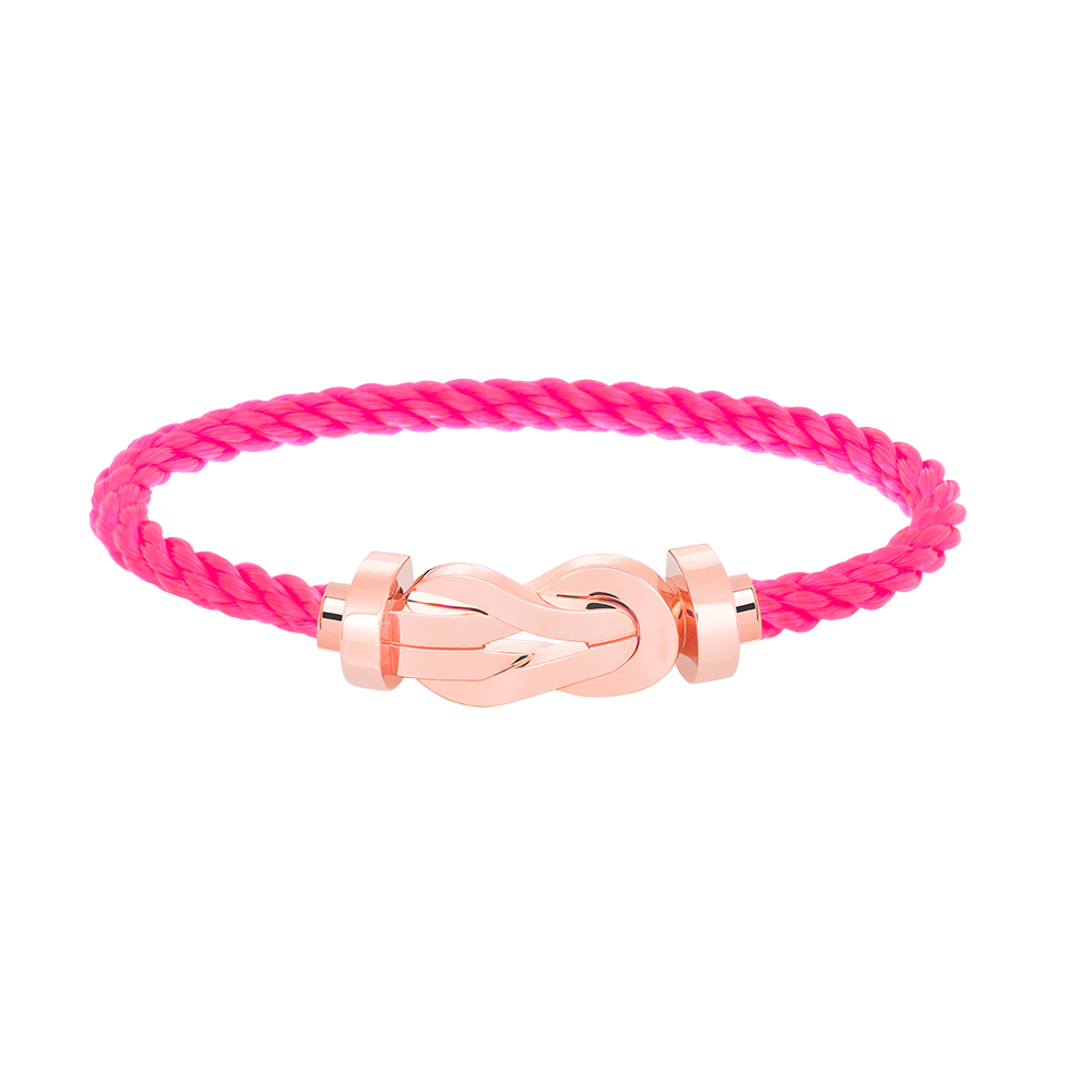 [Elite]CHANCE LARGE 8 FIGURE BUCKLE NO DIAMOND BRACELET ROSE GOLD