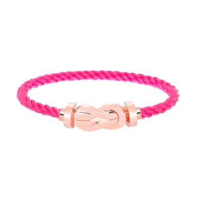 [Elite]CHANCE LARGE 8 FIGURE BUCKLE NO DIAMOND BRACELET ROSE GOLD