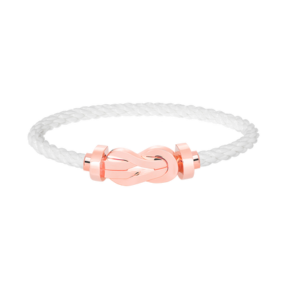 [Elite]CHANCE LARGE 8 FIGURE BUCKLE NO DIAMOND BRACELET ROSE GOLD