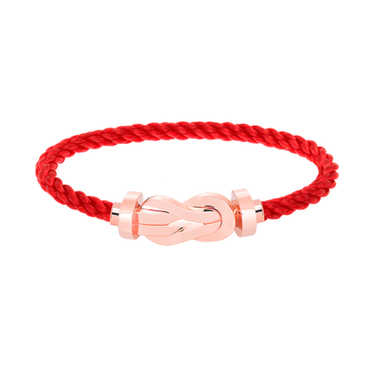 [Elite]CHANCE LARGE 8 FIGURE BUCKLE NO DIAMOND BRACELET ROSE GOLD