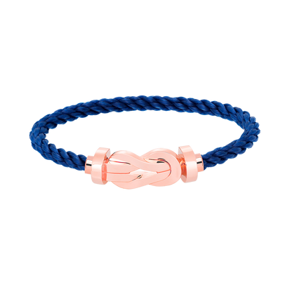 [Elite]CHANCE LARGE 8 FIGURE BUCKLE NO DIAMOND BRACELET ROSE GOLD
