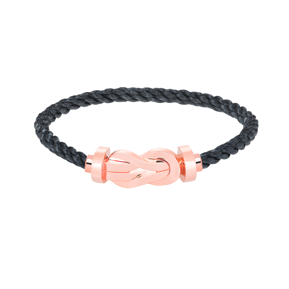 [Elite]CHANCE LARGE 8 FIGURE BUCKLE NO DIAMOND BRACELET ROSE GOLD