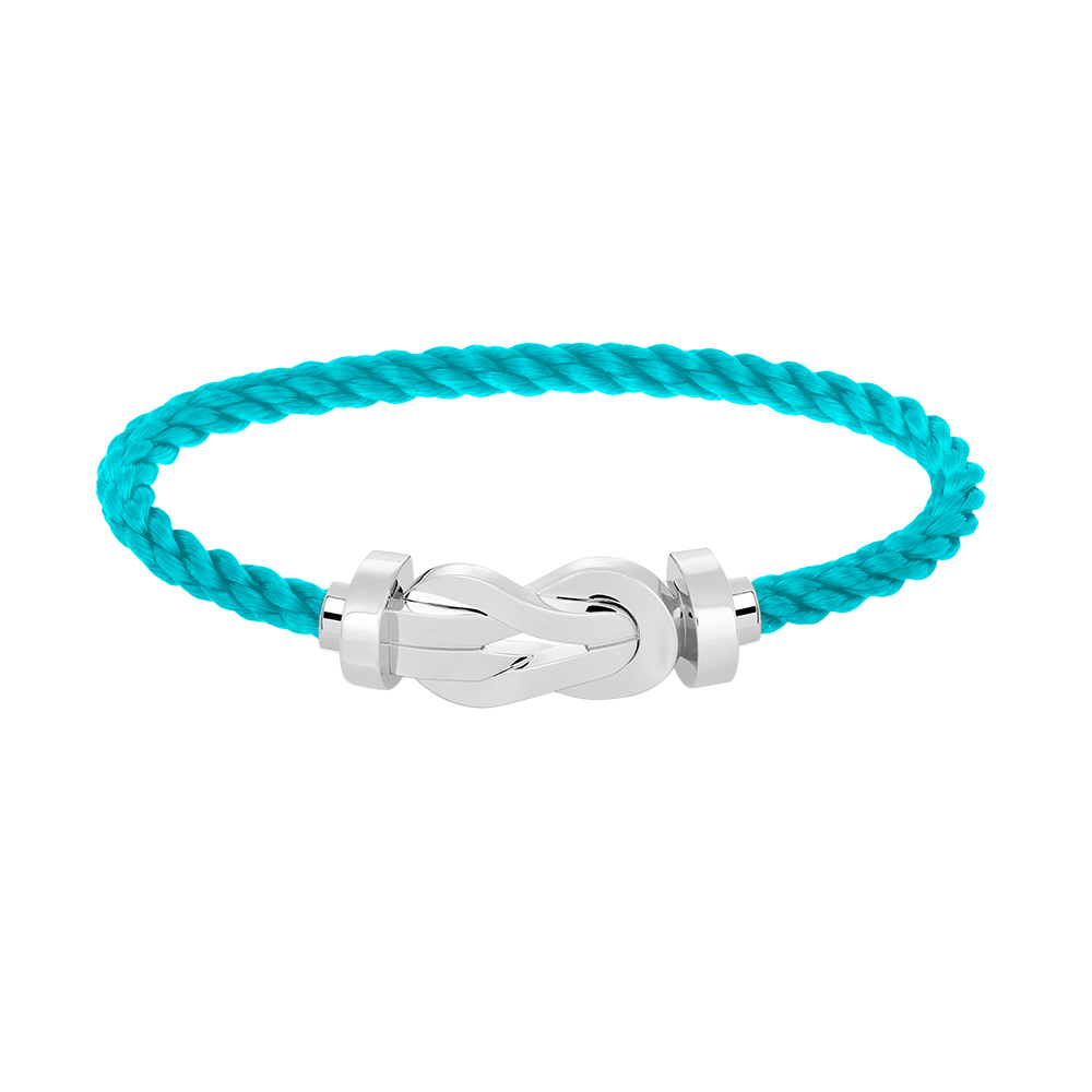 [Elite]CHANCE LARGE 8 FIGURE BUCKLE NO DIAMOND BRACELET SILVER