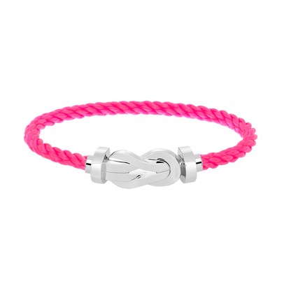 [Elite]CHANCE LARGE 8 FIGURE BUCKLE NO DIAMOND BRACELET SILVER