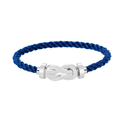 [Elite]CHANCE LARGE 8 FIGURE BUCKLE NO DIAMOND BRACELET SILVER