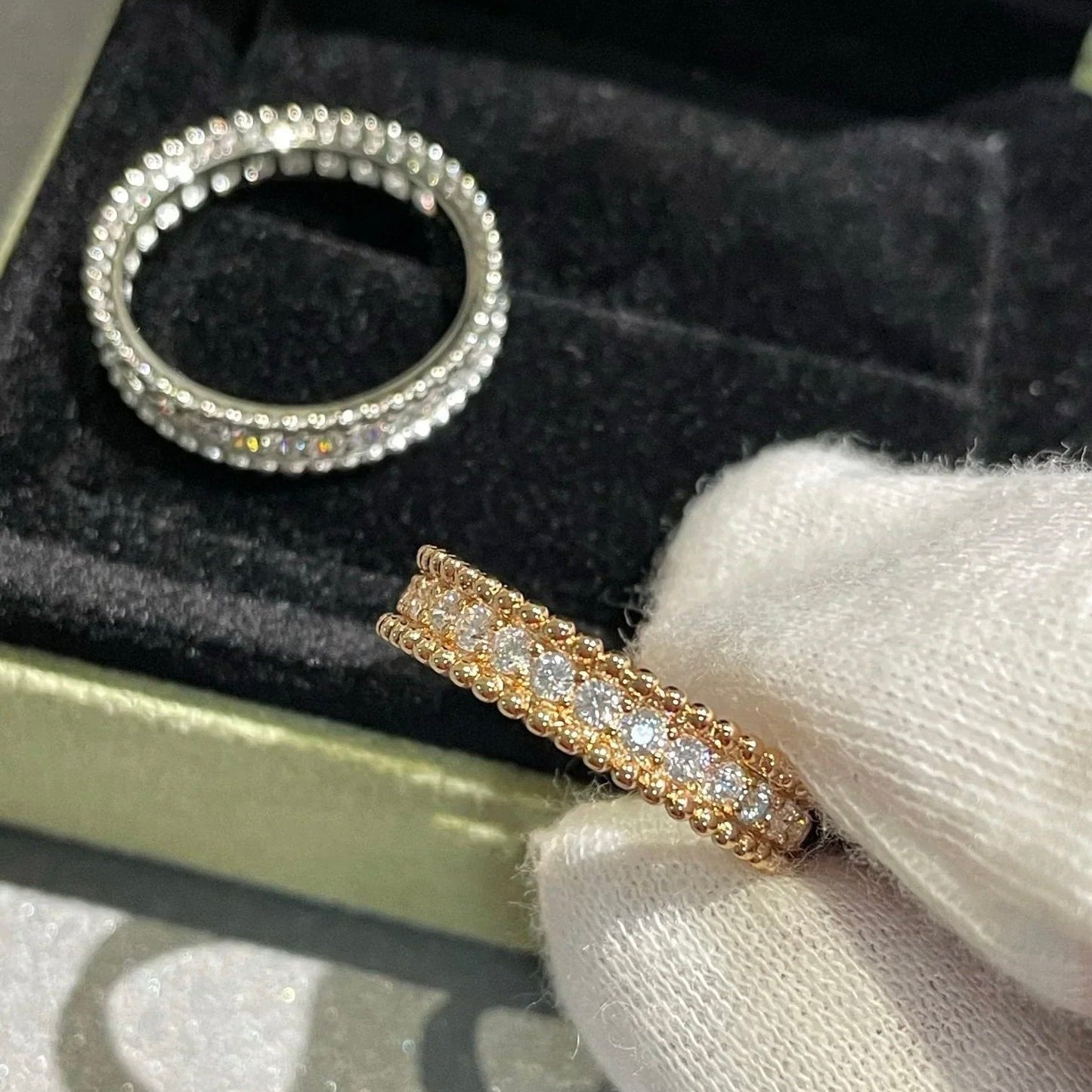 [Elite]PERLEE DIAMOND SILVER RING