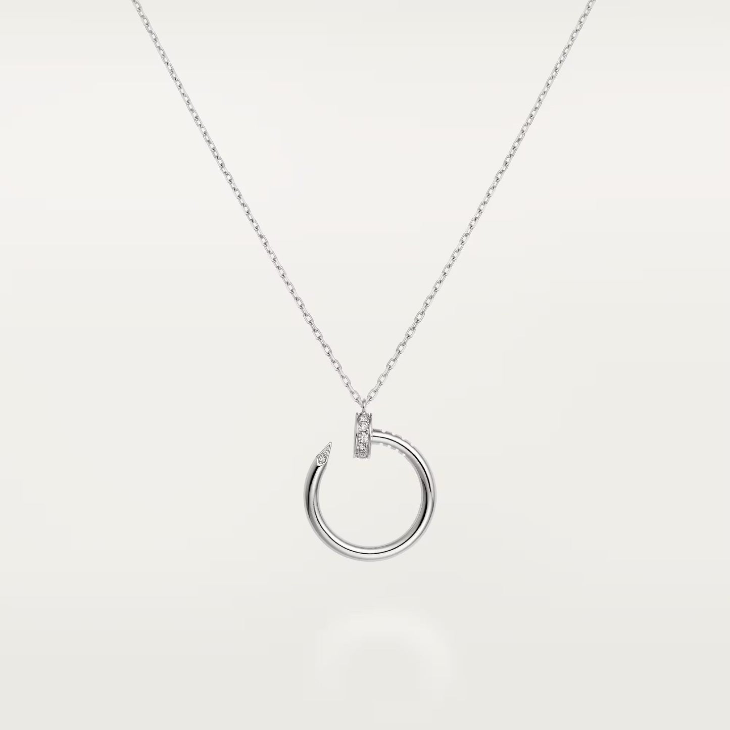 [Elite]JUSTE NECKLACE HALF DIAMOND