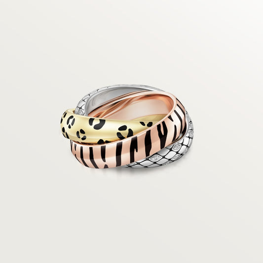 [Elite]TRINITY  RING LEOPARD PRINT