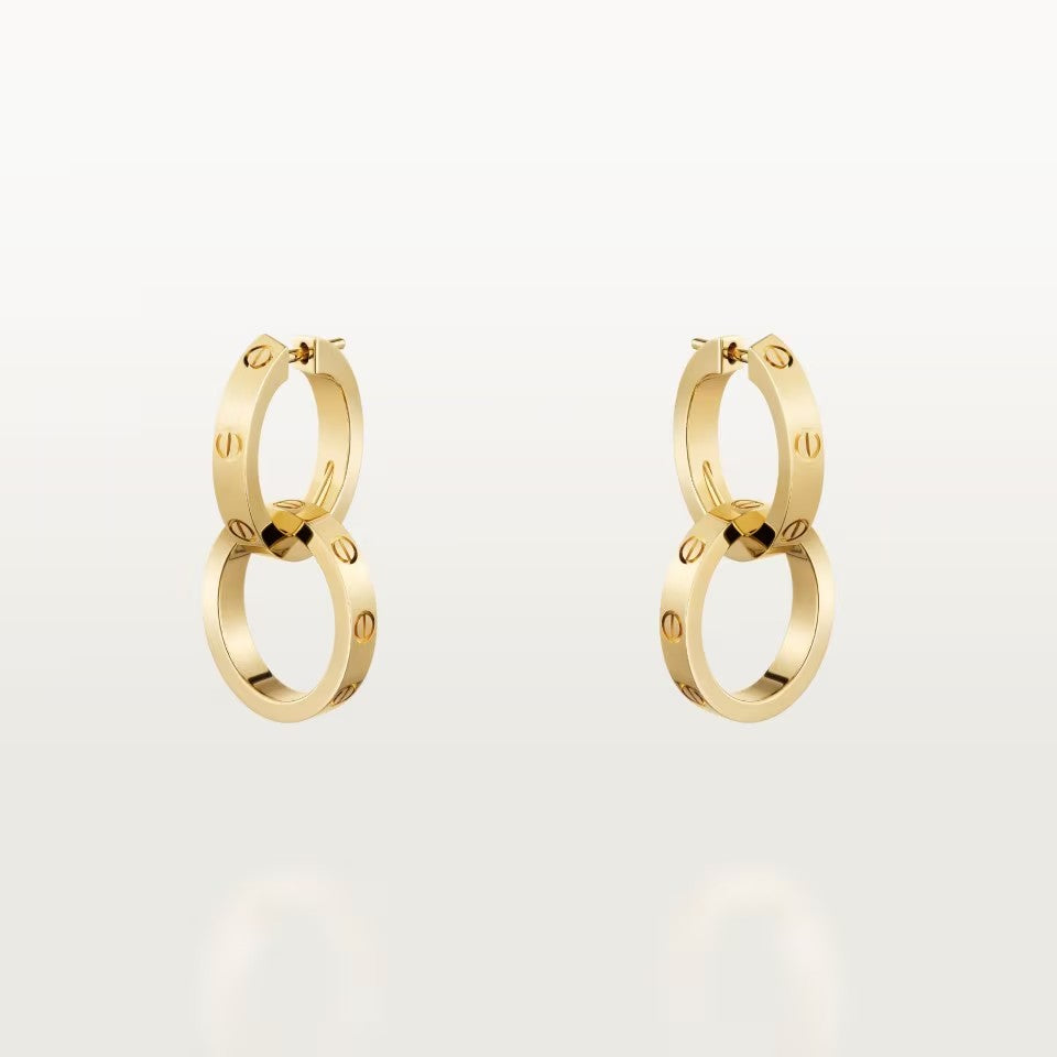 [Elite]LOVE 3.3MM DANGLE EARRINGS