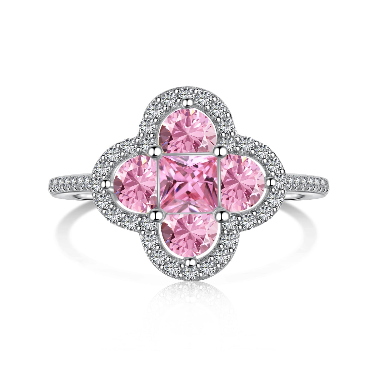[Elite]Luxurious Eternity Flower Shape Banquet Ring
