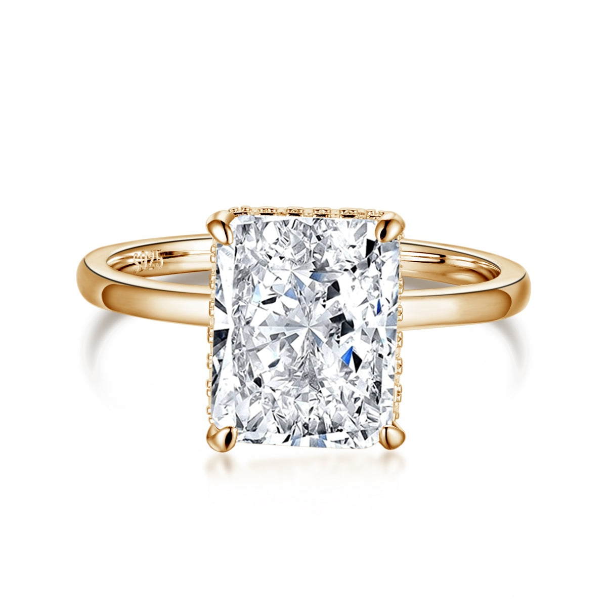 [Elite]4.0 Carat Ornate Enchanting Radiand Cut Banquet Ring