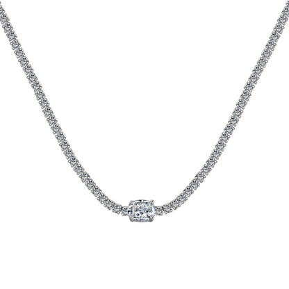 [Elite]1.0 Carat Shining Oval Cut Necklace