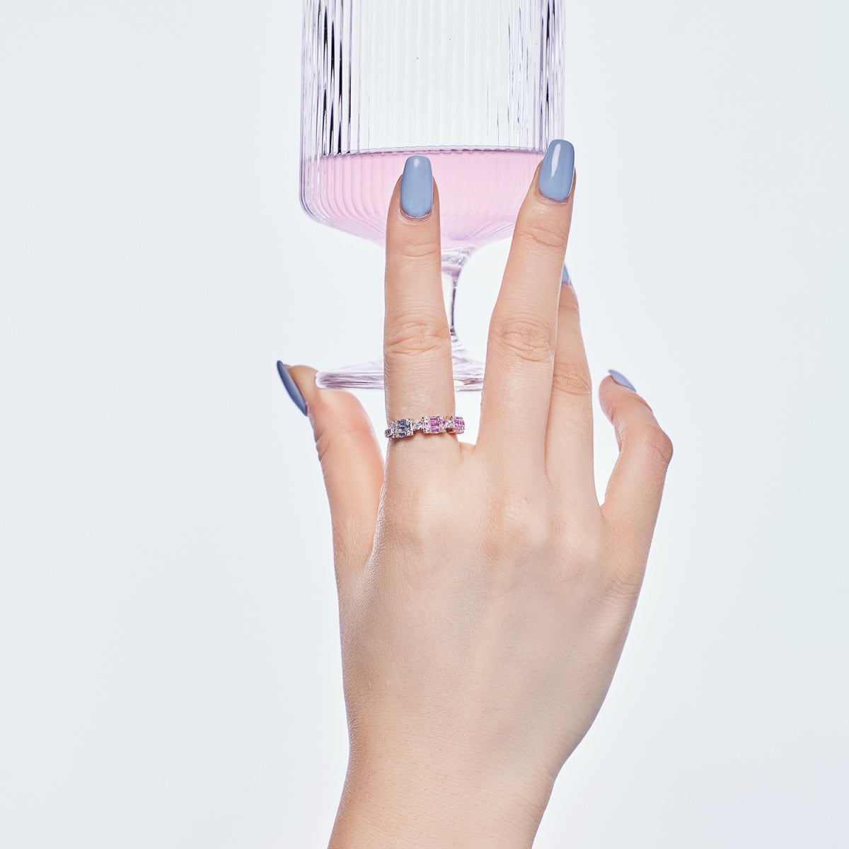 [Elite]Unique Colorful Emerald Cut Party Ring