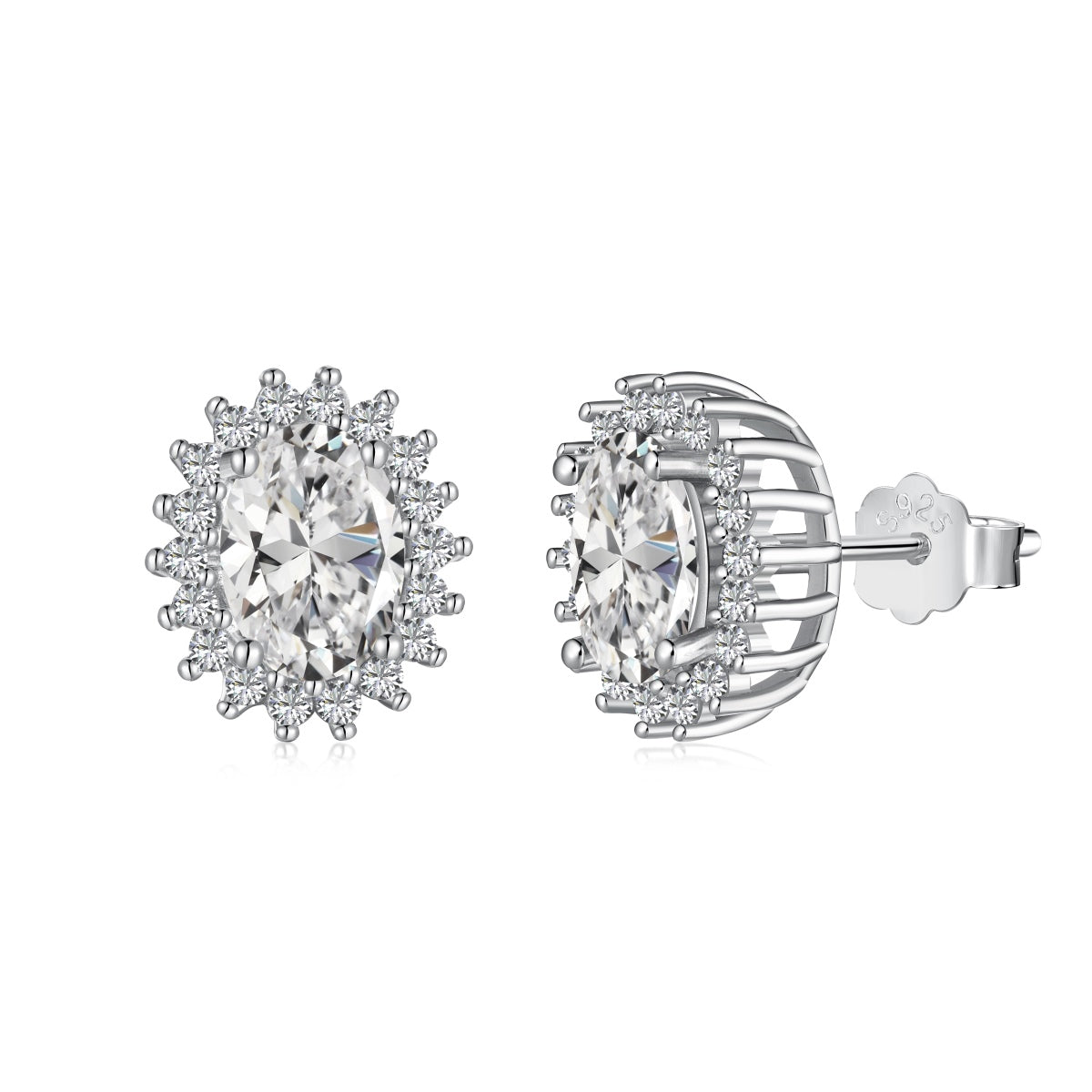[Elite]Delicate Radiant Oval Cut Daily Earrings