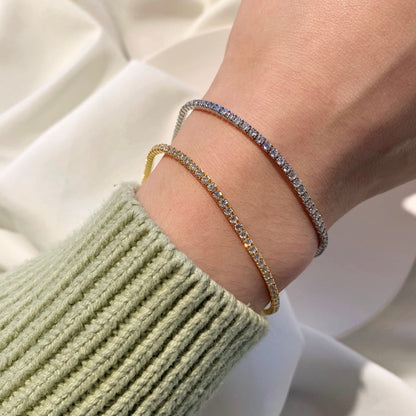[Elite]Radiant Shinning Princess Cut Tennis Bracelet