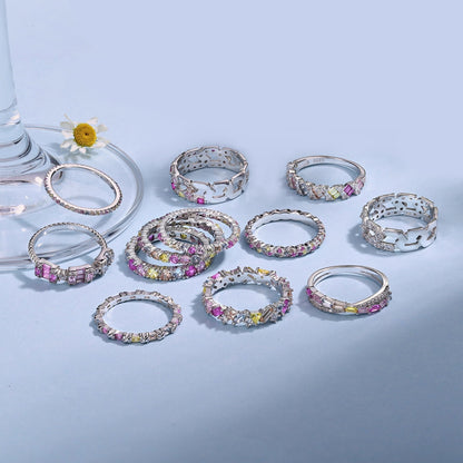 [Elite]Radiant Sparkling Round Cut Daily Ring