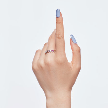 [Elite]Delicate Vibrant Emerald Cut Daily Ring