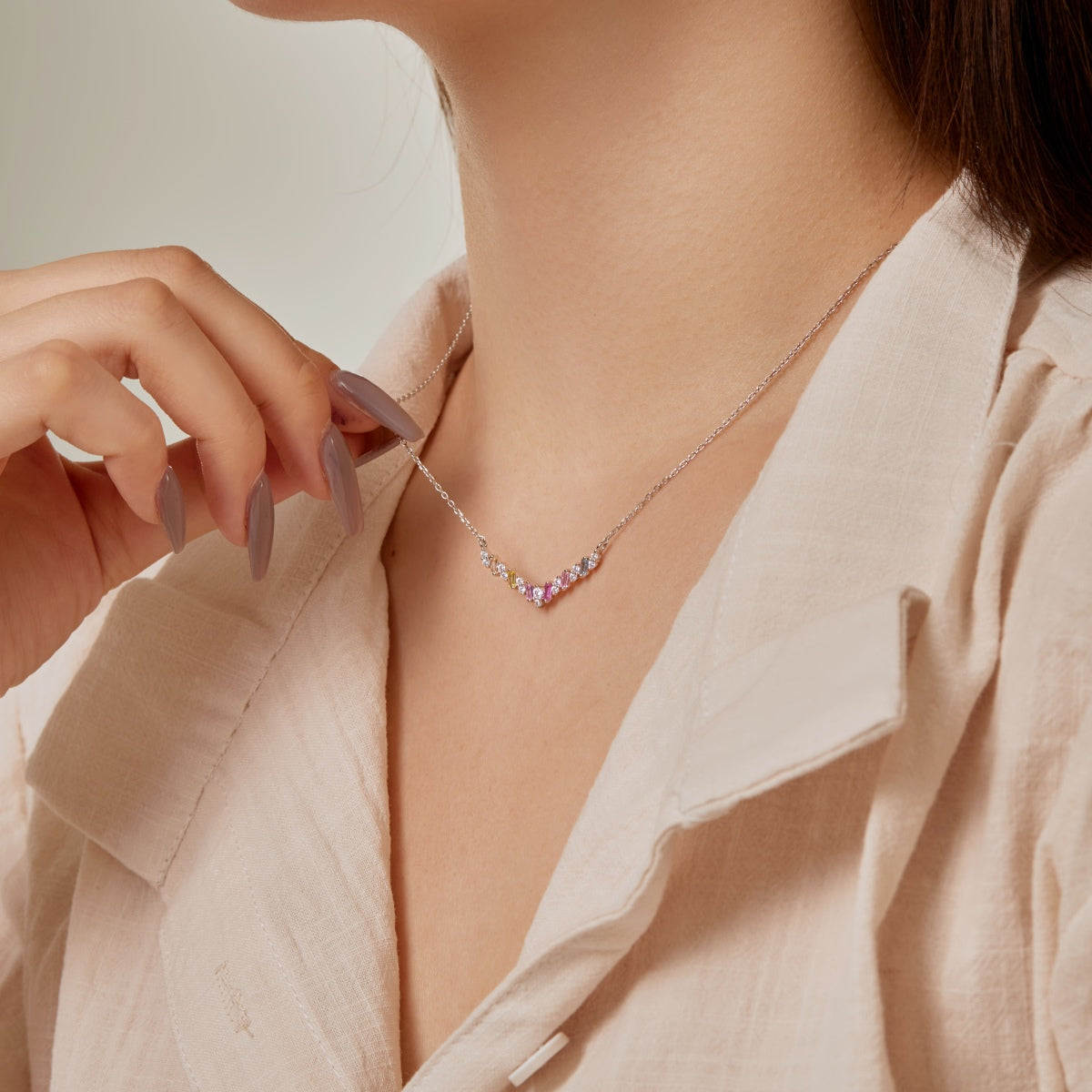 [Elite]Dazzling Rainbow Necklace