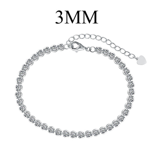 [Elite]Ornate  Sparkling Round Cut Daily Bracelet