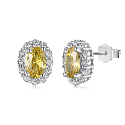 [Elite]Delicate Unique Oval Cut Daily Earrings