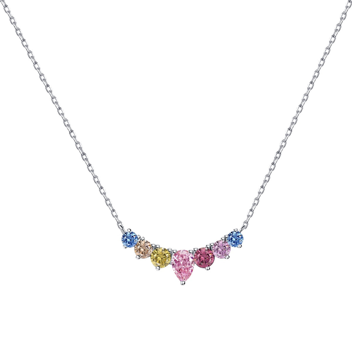 [Elite]Dainty Colorful Heart Necklace