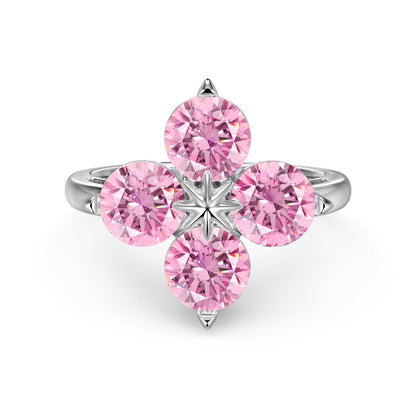[Elite]Four-Leaf Clover Eight-Pointed Star Ring
