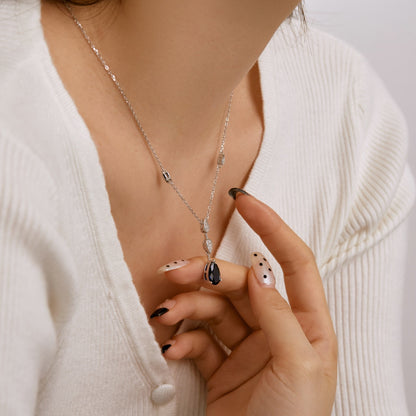 [Elite]Dazzling Pear Cut Necklace