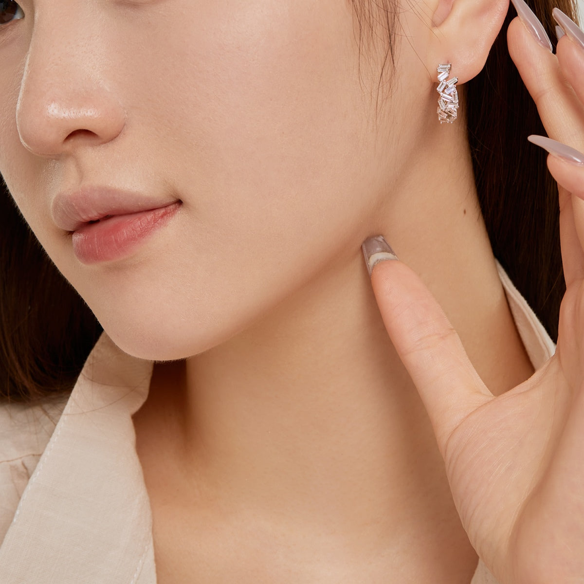 [Elite]Dazzling Colorful Emerald Cut Daily Earrings