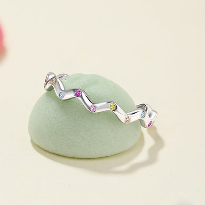 [Elite]Ornate Vibrant Round Cut Daily Ring