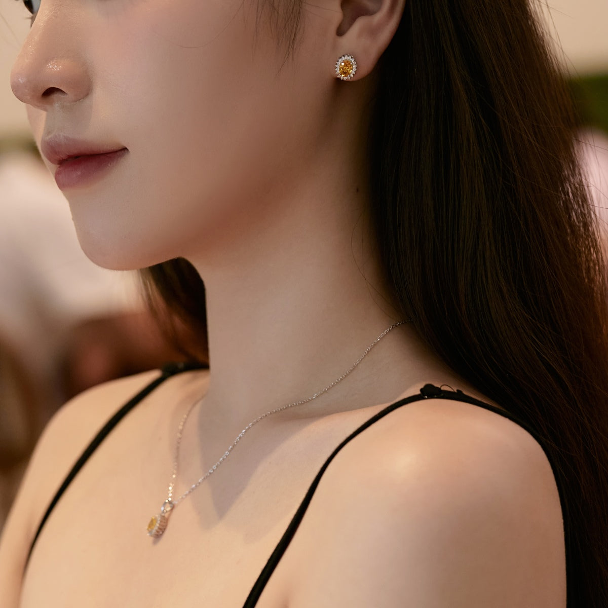 [Elite]Delicate Radiant Oval Cut Daily Earrings