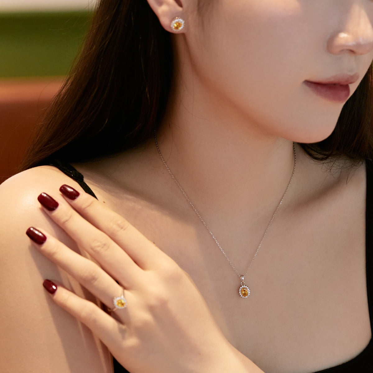 [Elite]Delicate Radiant Oval Cut Daily Earrings