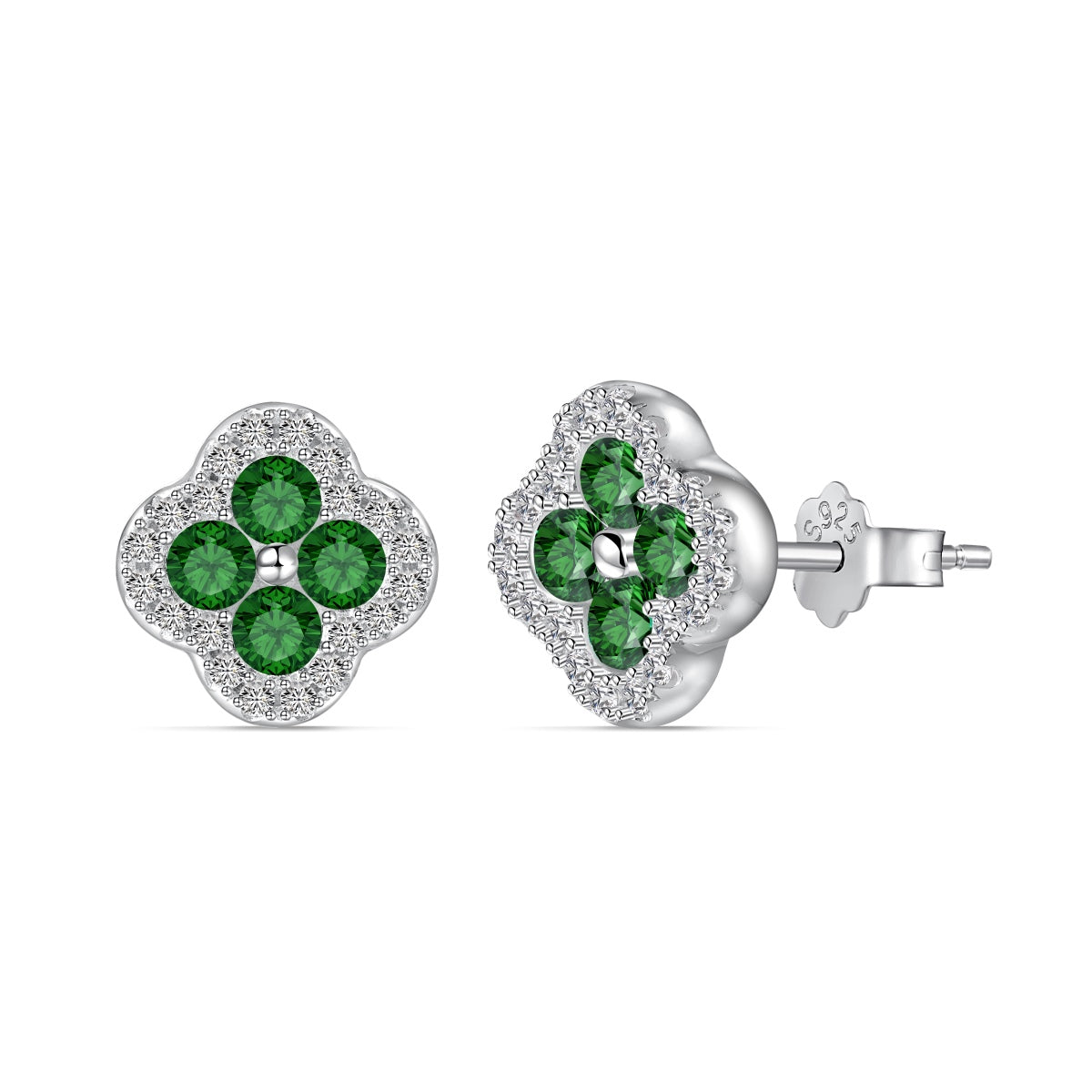 [Elite]Four-Leaf Clover Flower Shaped Earrings
