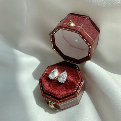 [Elite]Ornate Water Drop Shape Earrings