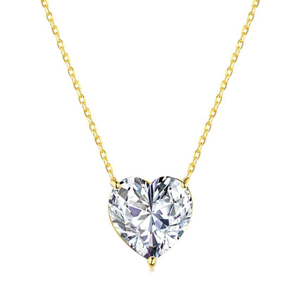 [Elite]6.0 carat Radiant Heart Shape Necklace