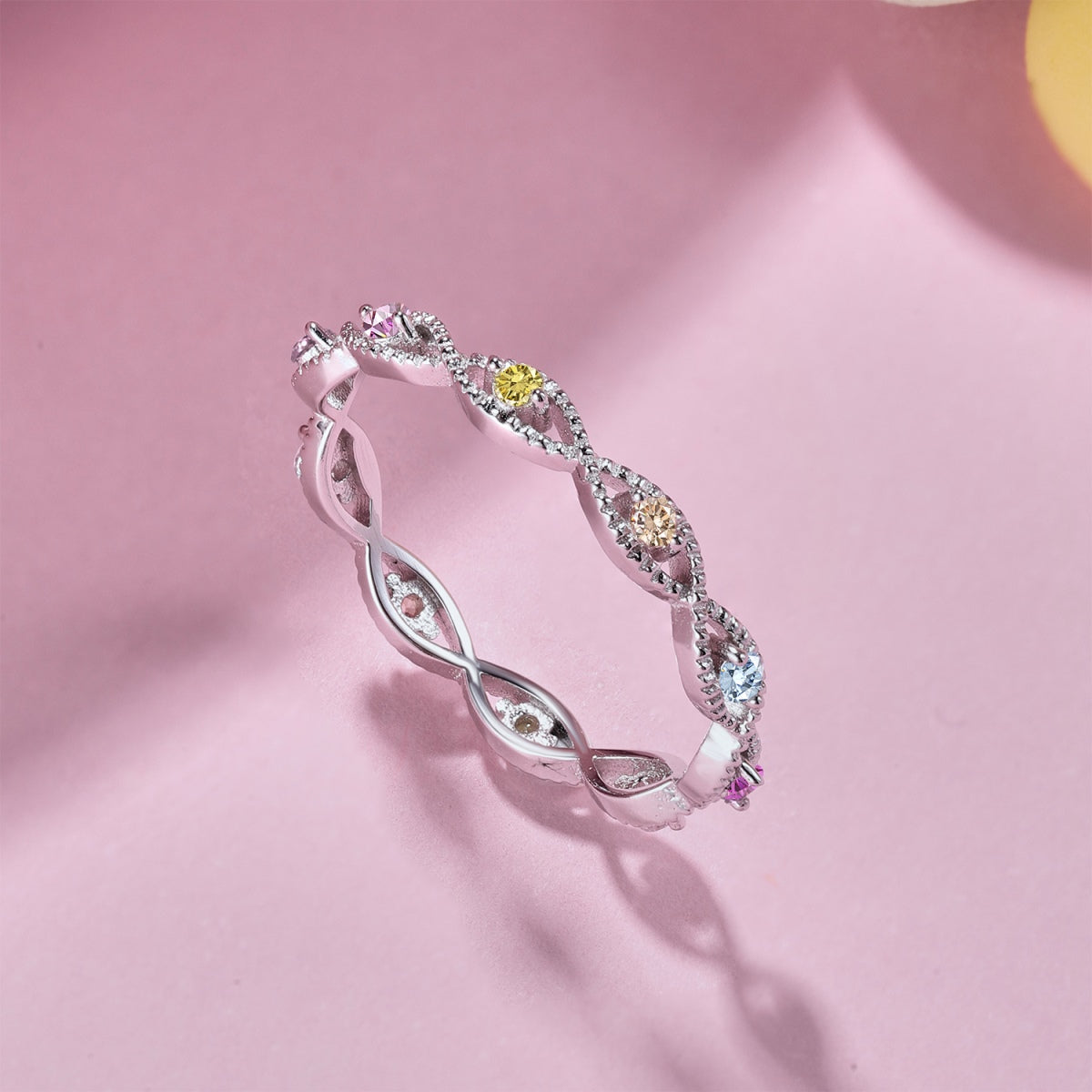 [Elite]Elegant Energetic Round Cut Daily Ring