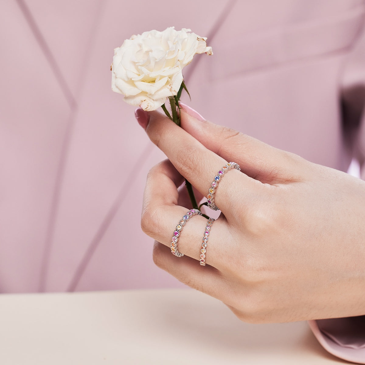 [Elite]Elegant Energetic Round Cut Daily Ring