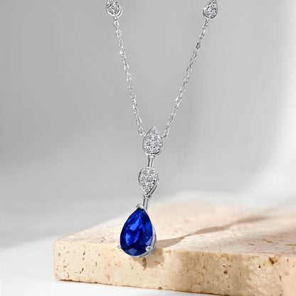 [Elite]Dazzling Pear Cut Necklace
