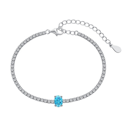 [Elite]0.75 Carat Exquisite Oval Cut Daily Bracelet