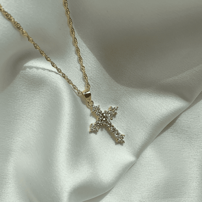 [Elite]Delicate Cross Shape Necklace