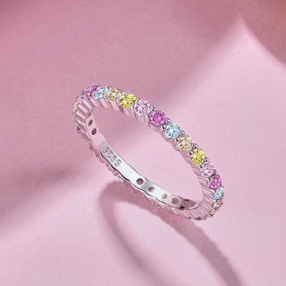 [Elite]Elegant Vivid Round Cut Daily Ring
