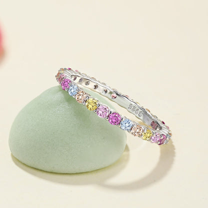 [Elite]Elegant Vivid Round Cut Daily Ring