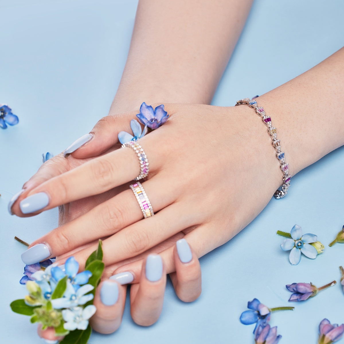 [Elite]Radiant Water Drop Shape Daily Bracelet
