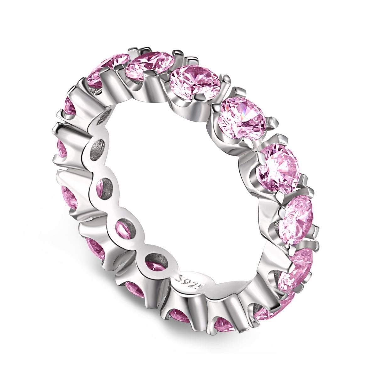 [Elite]Eternity Round Cut Tennis Ring