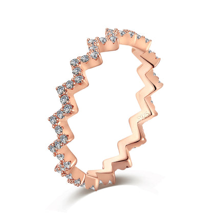 [Elite]Delicate Enchanting Wave Shape Daily Ring