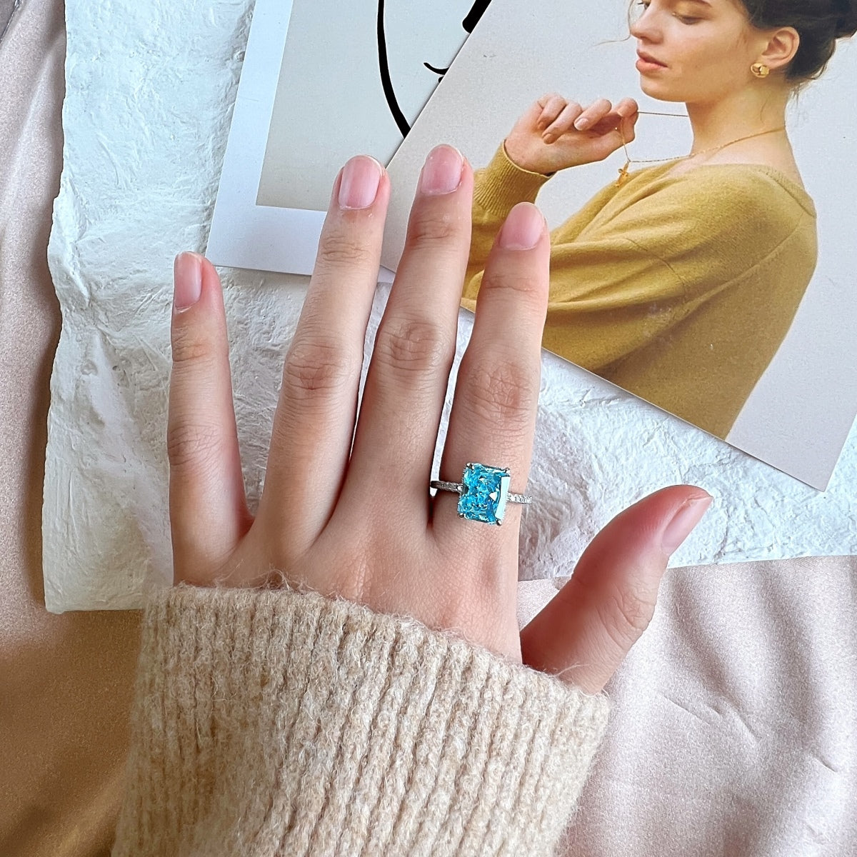 [Elite]4.0 Carat Luxurious Engagement Ring