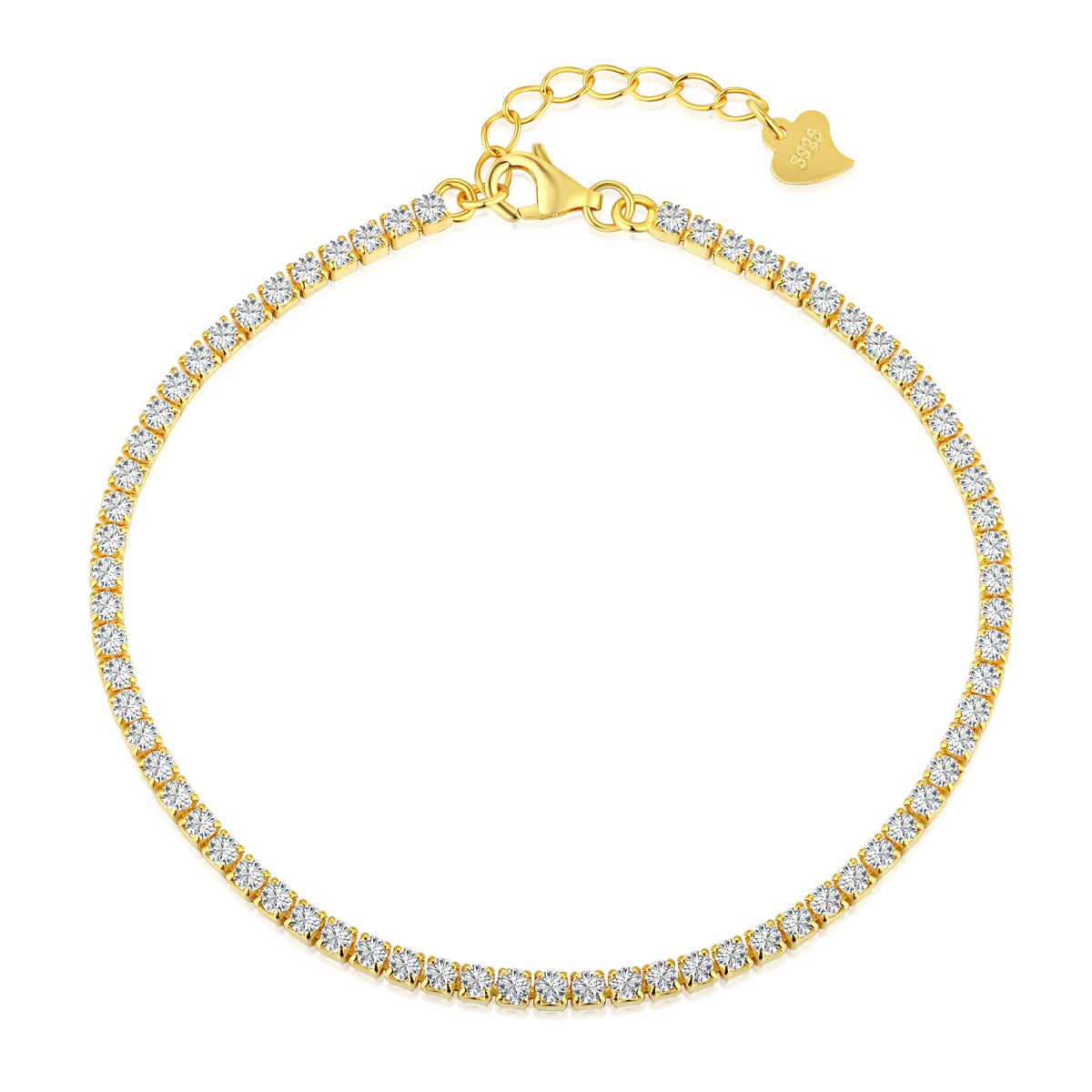[Elite]Radiant Shinning Princess Cut Tennis Bracelet