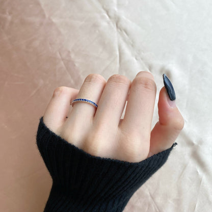 [Elite]Delicate Sparkling Round Cut Daily Ring