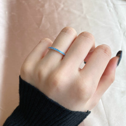 [Elite]Delicate Sparkling Round Cut Daily Ring